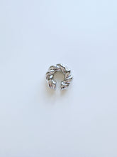 Load image into Gallery viewer, Silver Twist Ear Cuff