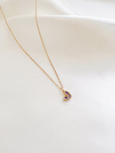 Load image into Gallery viewer, Pavé Dainty Heart Necklace