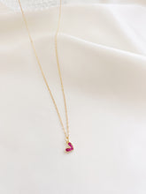 Load image into Gallery viewer, Pavé Dainty Heart Necklace