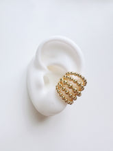 Load image into Gallery viewer, Golden Beaded Ear Cuff