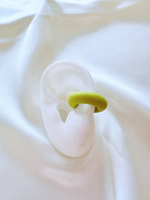 Load image into Gallery viewer, Colorful Clay Ear Cuff – neon yellow