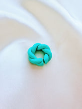Load image into Gallery viewer, Colorful Clay Ear Cuff – turquoise