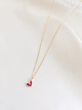 Load image into Gallery viewer, Pavé Dainty Heart Necklace