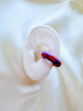 Load image into Gallery viewer, Colorful Clay Ear Cuff - Lilac &amp; Orange