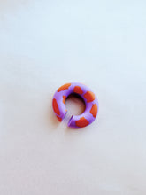 Load image into Gallery viewer, Colorful Clay Ear Cuff - Lilac &amp; Orange