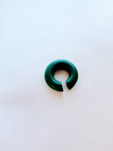 Load image into Gallery viewer, Colorful Clay Ear Cuff – emerald green