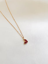 Load image into Gallery viewer, Pavé Dainty Heart Necklace