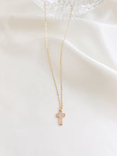 Load image into Gallery viewer, Dainty Cross Necklace