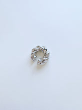 Load image into Gallery viewer, Silver Twist Ear Cuff