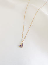 Load image into Gallery viewer, Pavé Dainty Heart Necklace