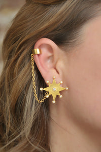 Star of Condestable Ear cuff