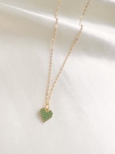 Load image into Gallery viewer, Pixel Heart Necklace